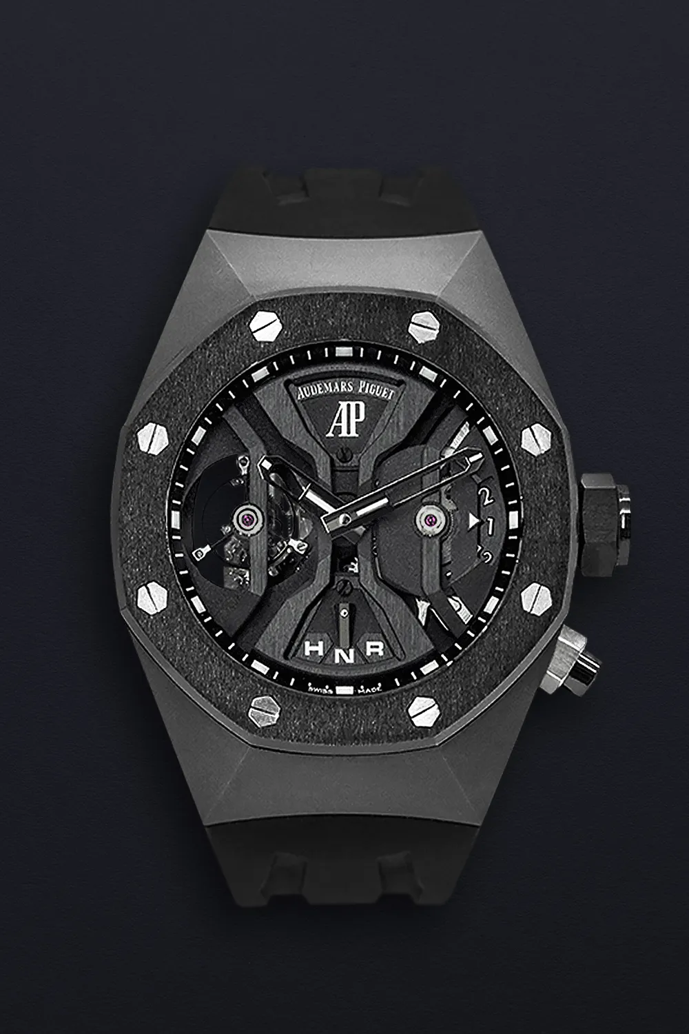 Audemars Piguet Royal Oak Concept Tourbillon 26560IO.OO.D002CA.01 44mm Ceramic and Titanium Skeleton