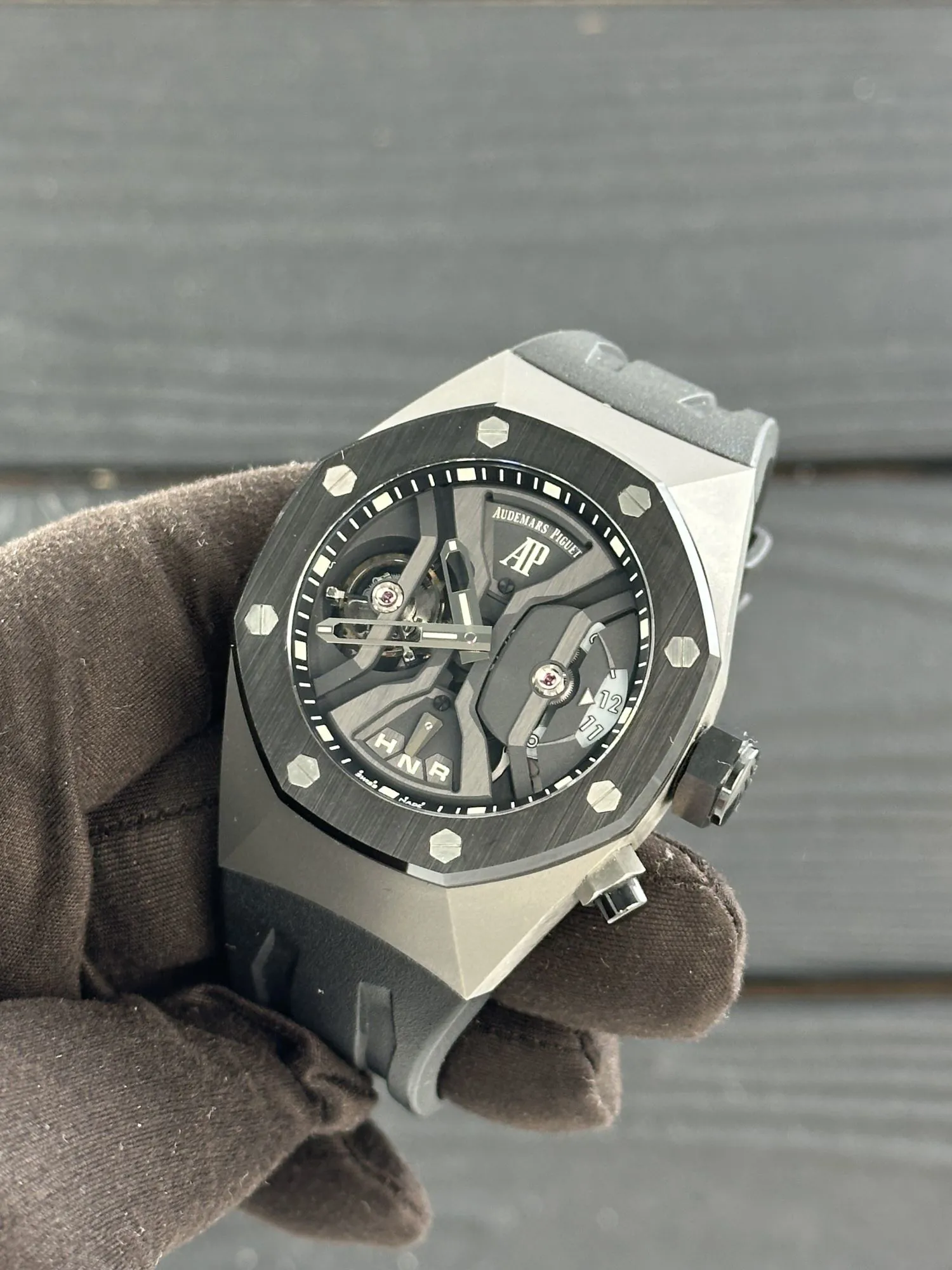 Audemars Piguet Royal Oak Concept Tourbillon 26560IO.OO.D002CA.01 44mm Ceramic and Titanium Skeleton 1