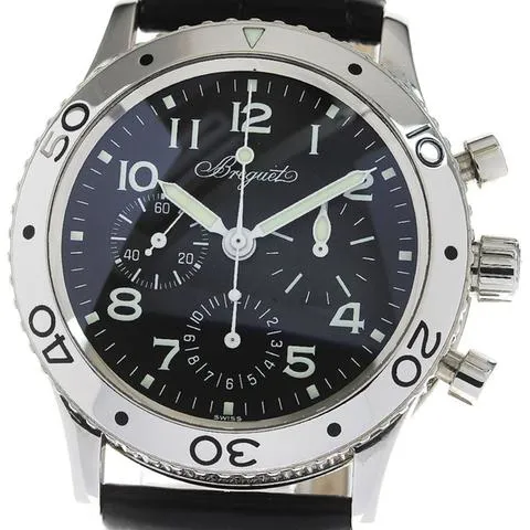 Breguet Type XX - XXI - XXII 3800 39mm Stainless steel Black