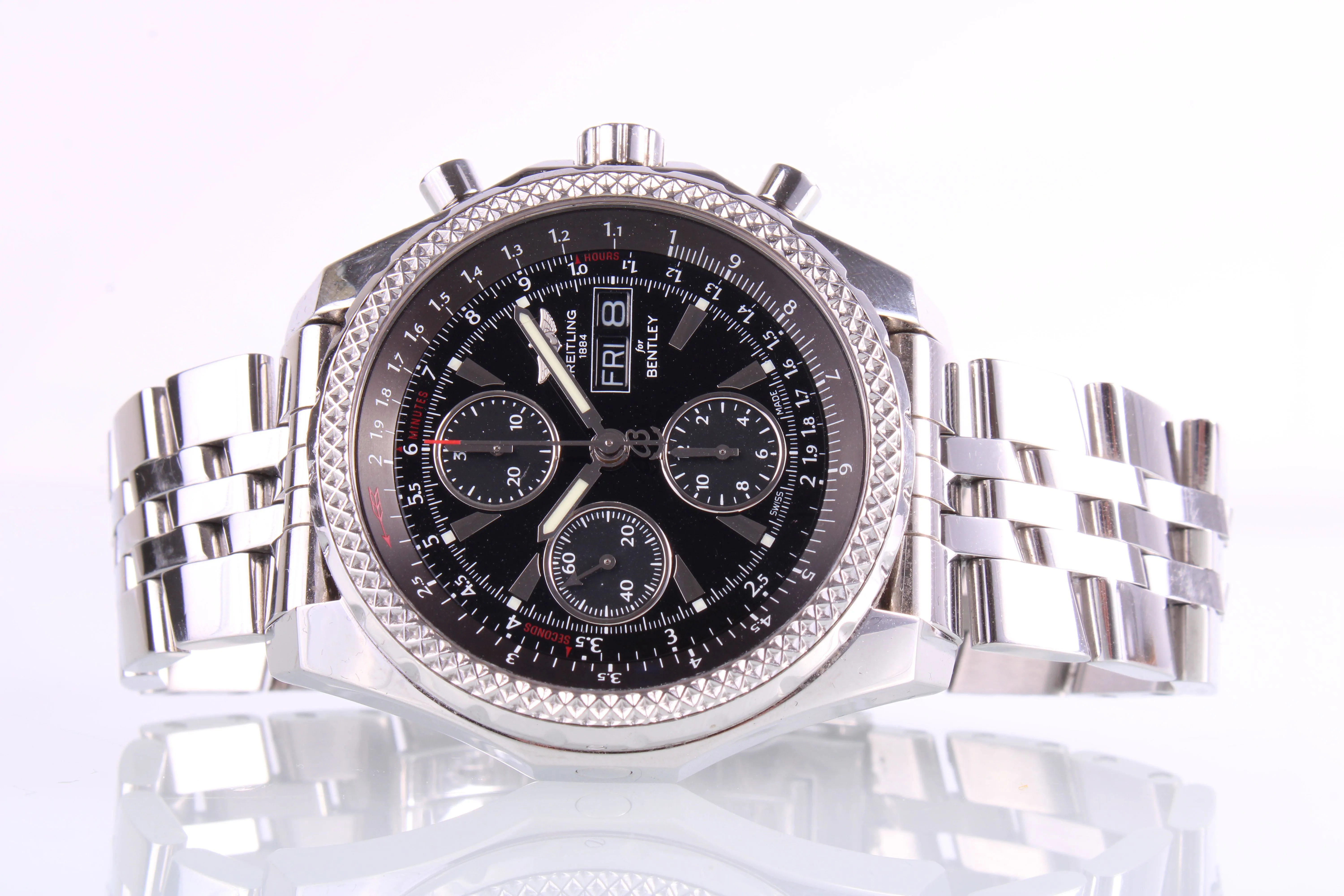 Breitling Bentley A13362 44mm Stainless steel Black 1