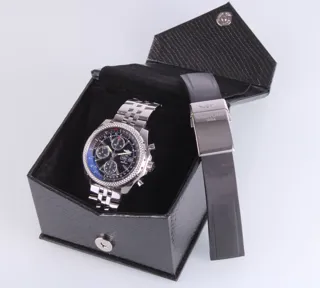 Breitling Bentley A13362 Stainless steel Black