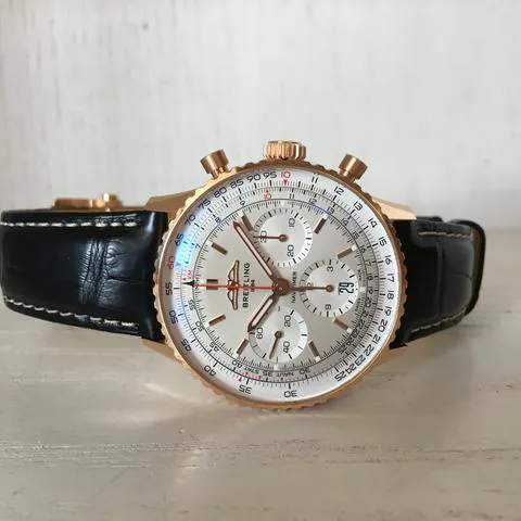 Breitling Navitimer RB0139211G1P1 41mm Rose gold Silver 4