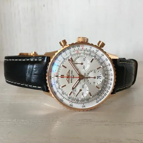 Breitling Navitimer RB0139211G1P1 41mm Rose gold Silver 5