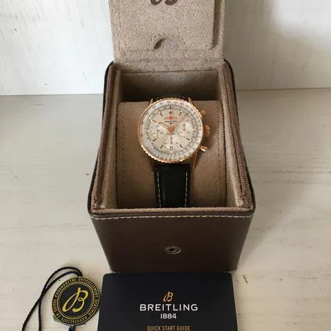 Breitling Navitimer RB0139211G1P1 41mm Rose gold Silver 7