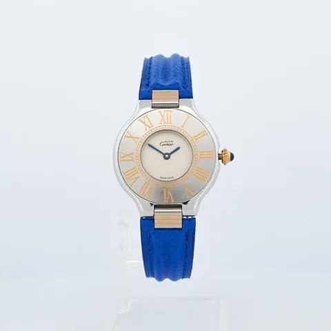 Cartier 21 Must de Cartier 125000P 28mm Yellow gold and Stainless steel Silver 2