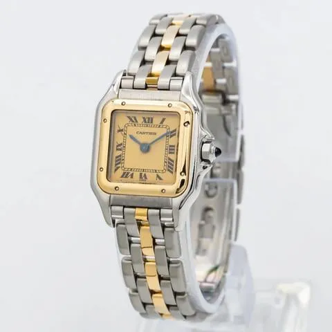 Cartier Panthère 166921 22mm Yellow gold and Stainless steel Champagne 2