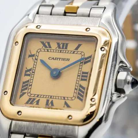 Cartier Panthère 166921 22mm Yellow gold and Stainless steel Champagne 5