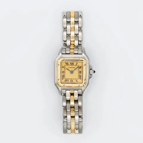 Cartier Panthère 166921 22mm Yellow gold and Stainless steel Champagne 7