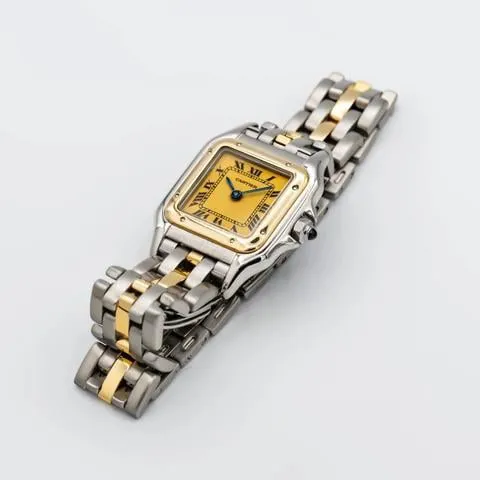 Cartier Panthère 166921 22mm Yellow gold and Stainless steel Champagne 9