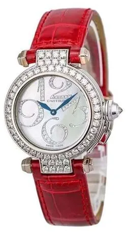 Cartier Pasha WJ123221 32mm White gold Mother-of-pearl 7