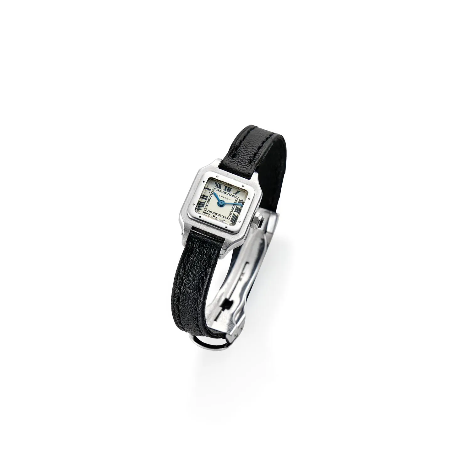 Cartier Santos Dumont 18mm Platinum White 3