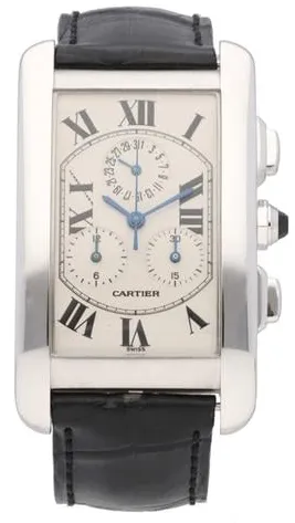 Cartier Tank Américaine 2312 26mm White gold White