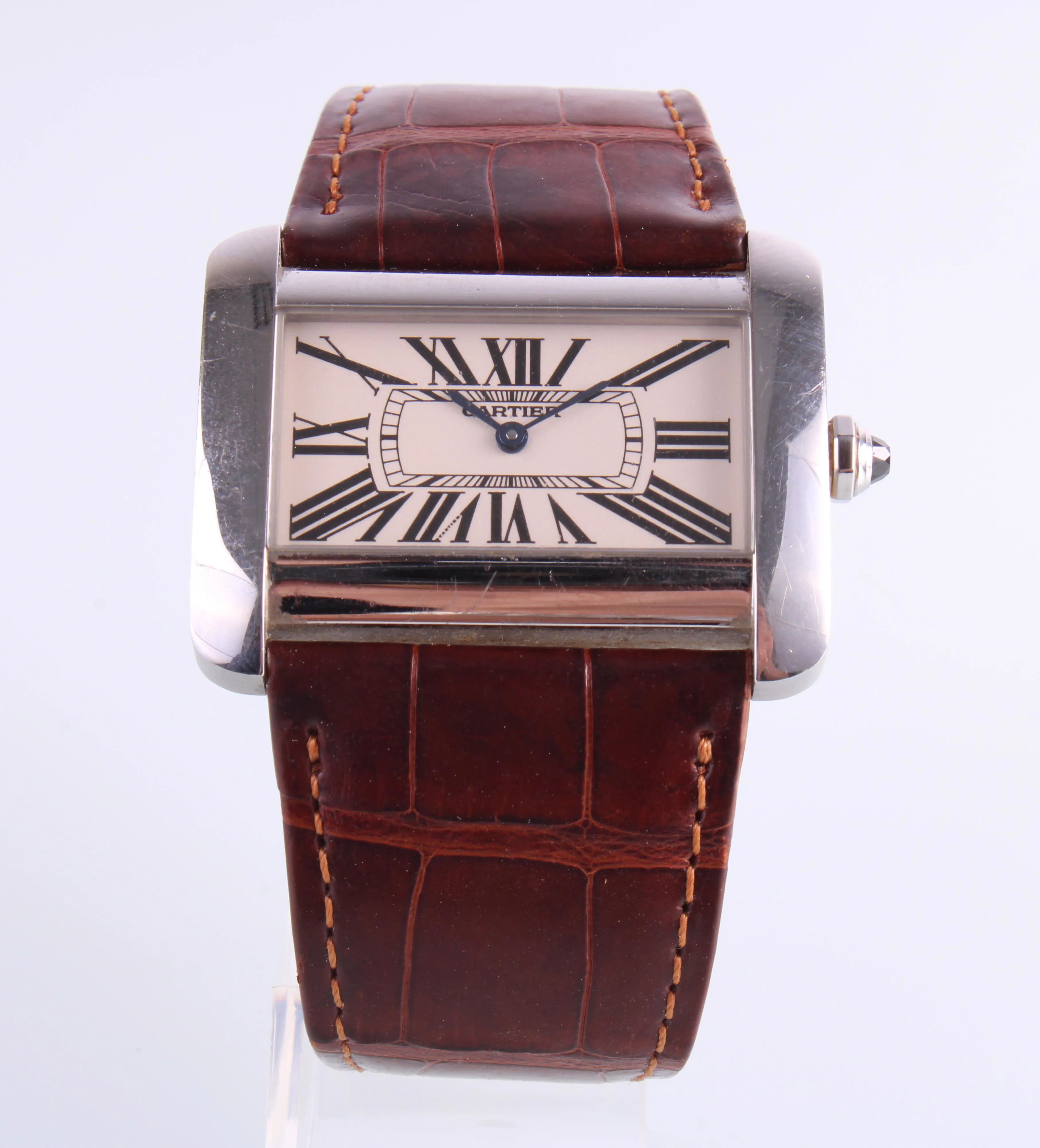 Cartier Tank Divan 2600 39mm Stainless steel Silver