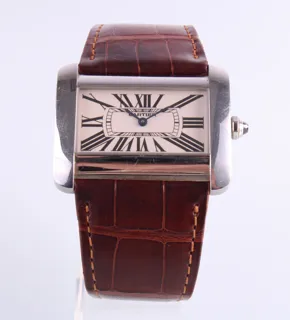 Cartier Tank Divan 2600 Stainless steel Silver