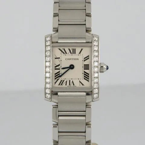 Cartier Tank Française W4TA0008 Stainless steel White