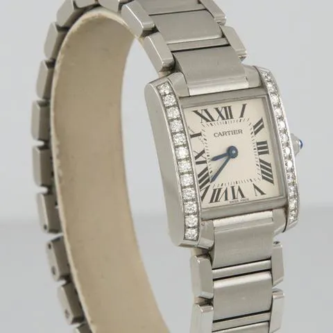 Cartier Tank Française W4TA0008 Stainless steel White 1