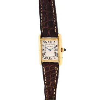 Cartier Tank Louis Cartier 2442 Yellow gold White