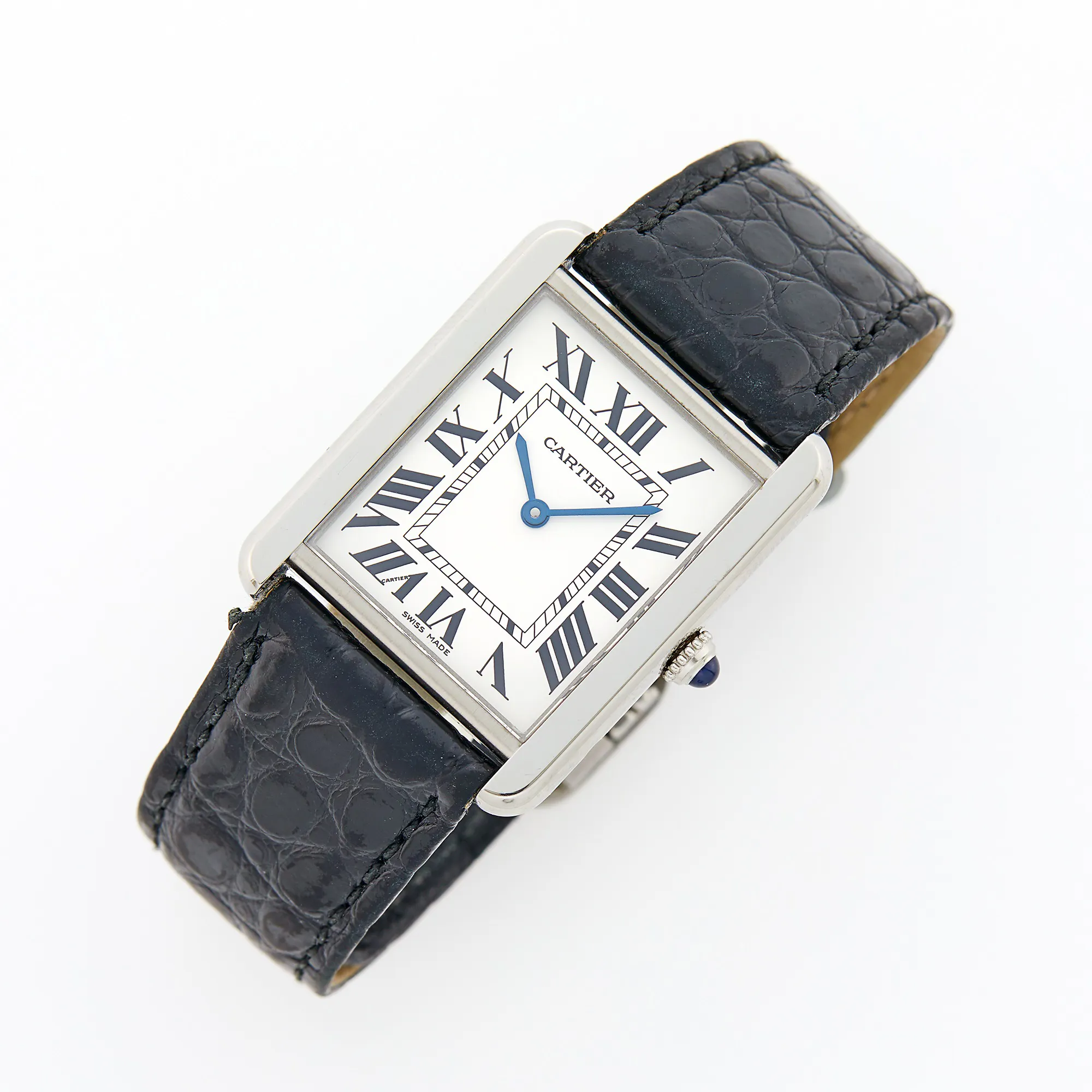 Cartier Tank Solo 3169 29mm Stainless steel White