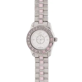 Dior Christal Stainless steel and Diamond White