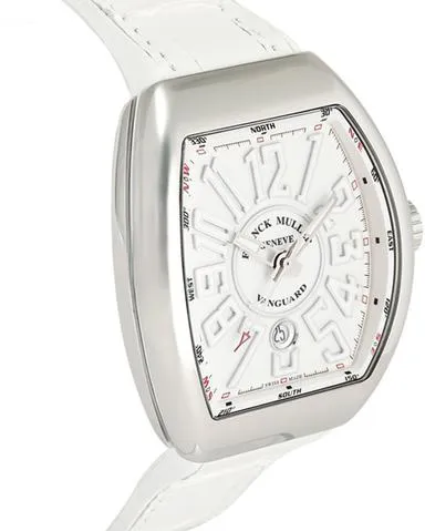 Franck Muller Vanguard V 45 SC DT 53.5mm Stainless steel White 3