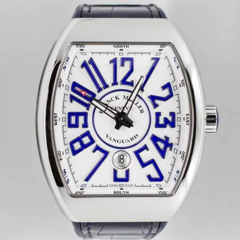 Franck Muller Vanguard V 45 SC DT (BU) 45mm Stainless steel White