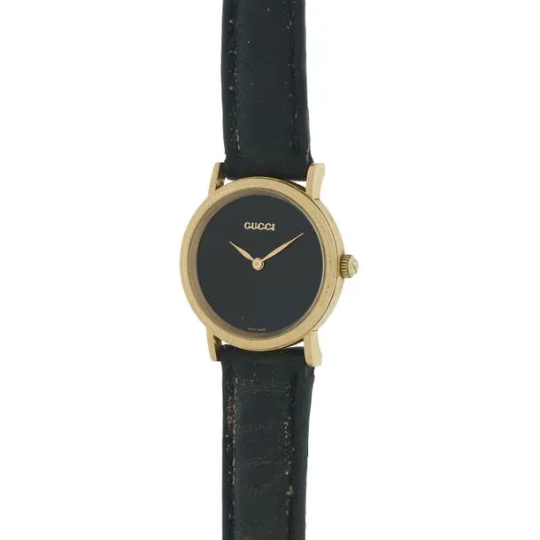 Gucci 705L 25mm Yellow gold Black