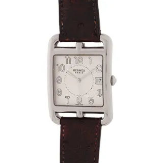 Hermès Cape Cod CC1.810 Stainless steel White