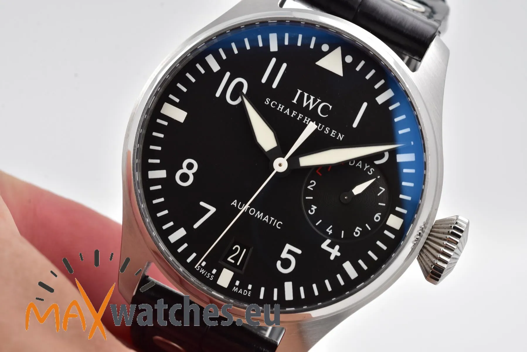 IWC Big Pilot IW500901 46.2mm Stainless steel Black 10