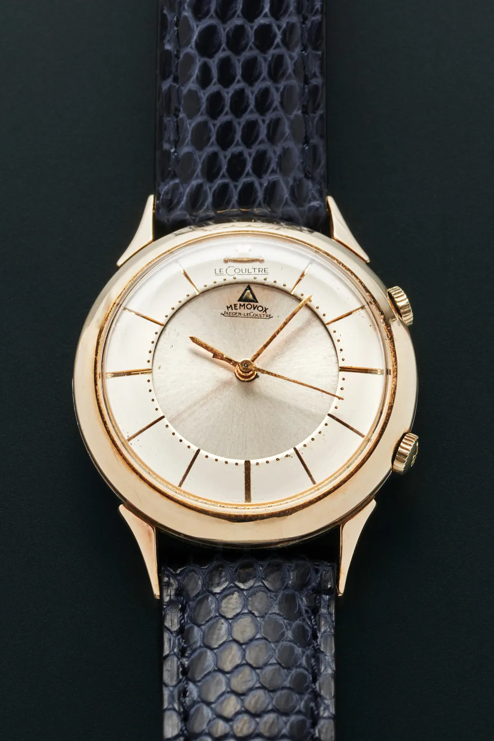 Jaeger-LeCoultre Memovox 33.5mm Stainless steel and gold-plated Silver