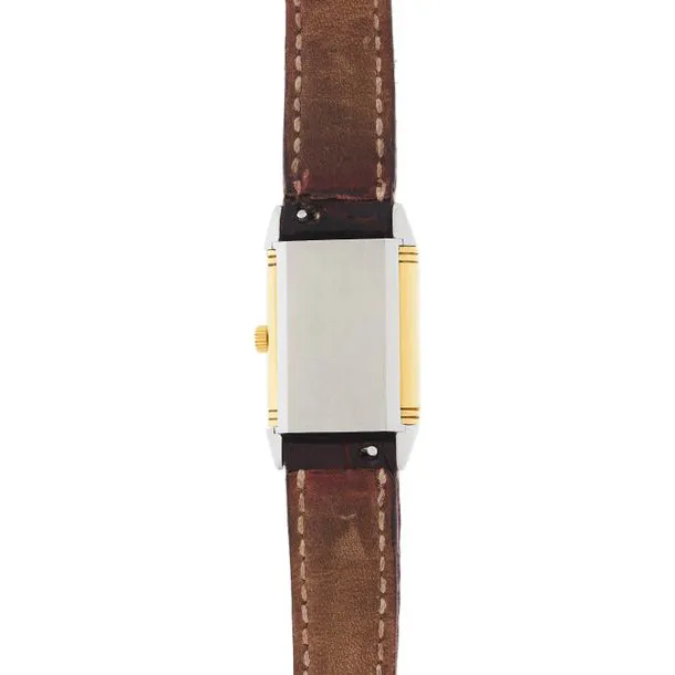 Jaeger-LeCoultre Reverso 140.025.5 19mm Yellow gold and steel White 1