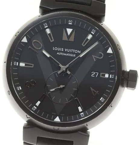 Louis Vuitton Tambour Q1D22 41mm Stainless steel Black
