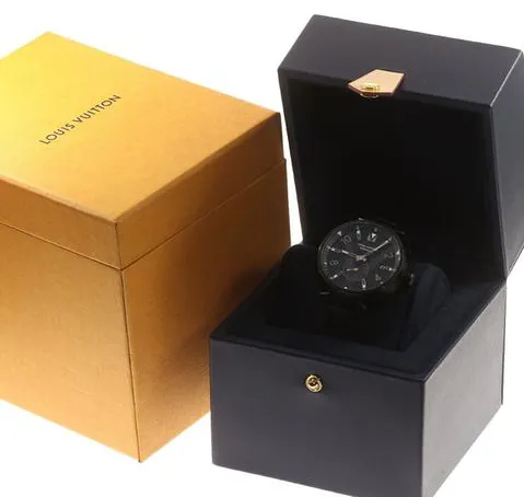 Louis Vuitton Tambour Q1D22 41mm Stainless steel Black 3