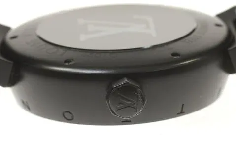 Louis Vuitton Tambour Q1D22 41mm Stainless steel Black 2