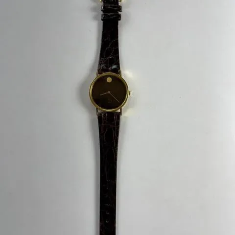 Movado 34mm Yellow gold Brown 2