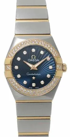 Omega Constellation Quartz 123.25.24.60.53.001 24mm Yellow gold and stainless steel White