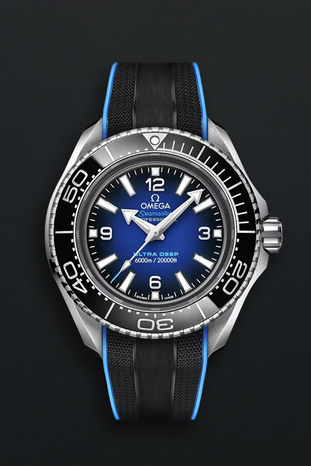 Omega Seamaster Planet Ocean 215.30.46.21.06.001 45.5mm Stainless steel and ceramic Blue gradient