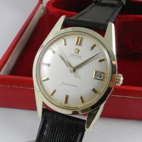 Omega Seamaster 14701 33.5mm Yellow gold and stainless steel Silver