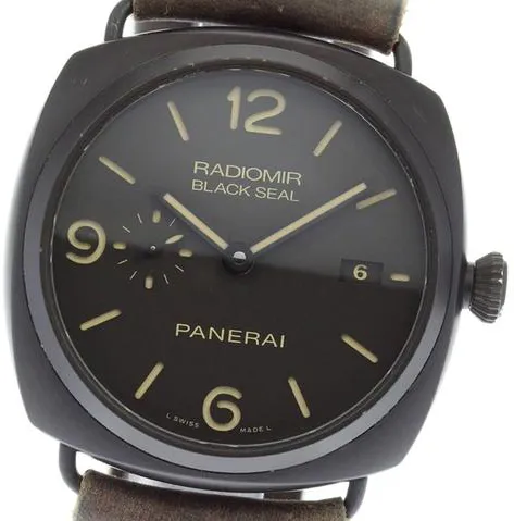 Panerai Radiomir Black Seal 3 Days Aut PAM 00505 45mm Ceramic Brown