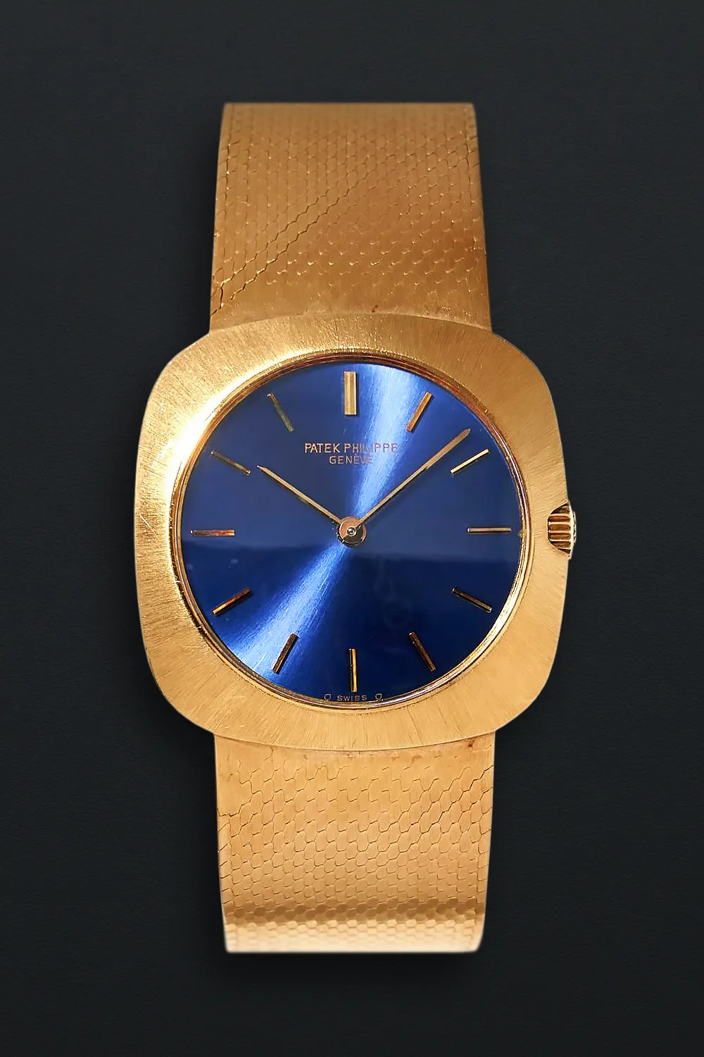 Patek Philippe 3543/2 31mm Yellow gold Blue