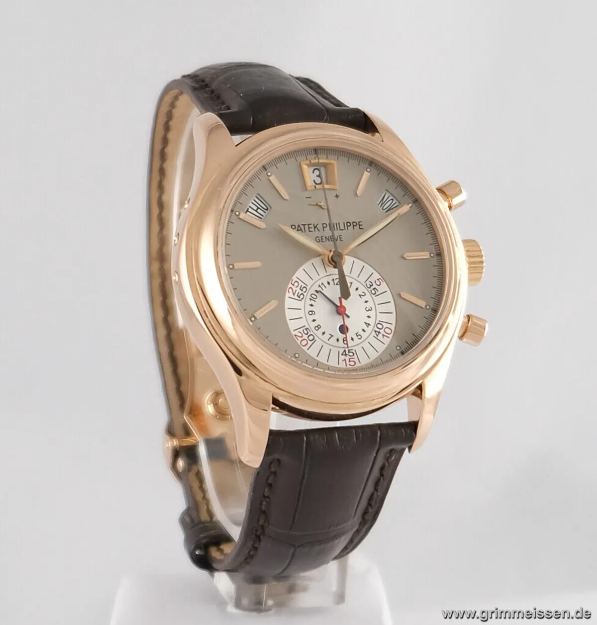 Patek Philippe Annual Calendar Chronograph 5960R-001 39mm Rose gold Gray