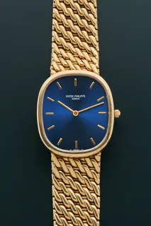 Patek Philippe Golden Ellipse 3738/117 Yellow gold Blue