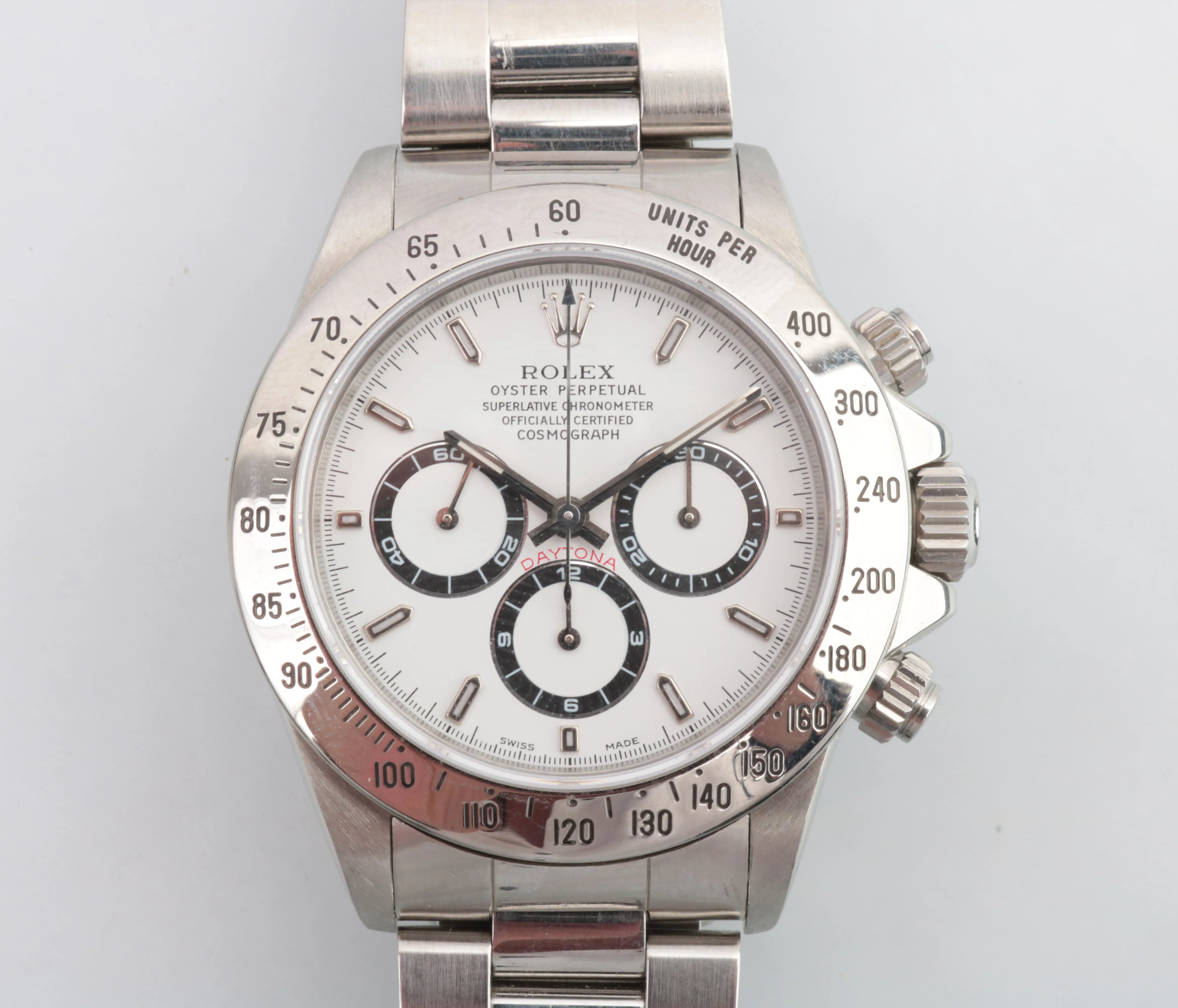 Rolex Daytona 16520 39mm Stainless steel White