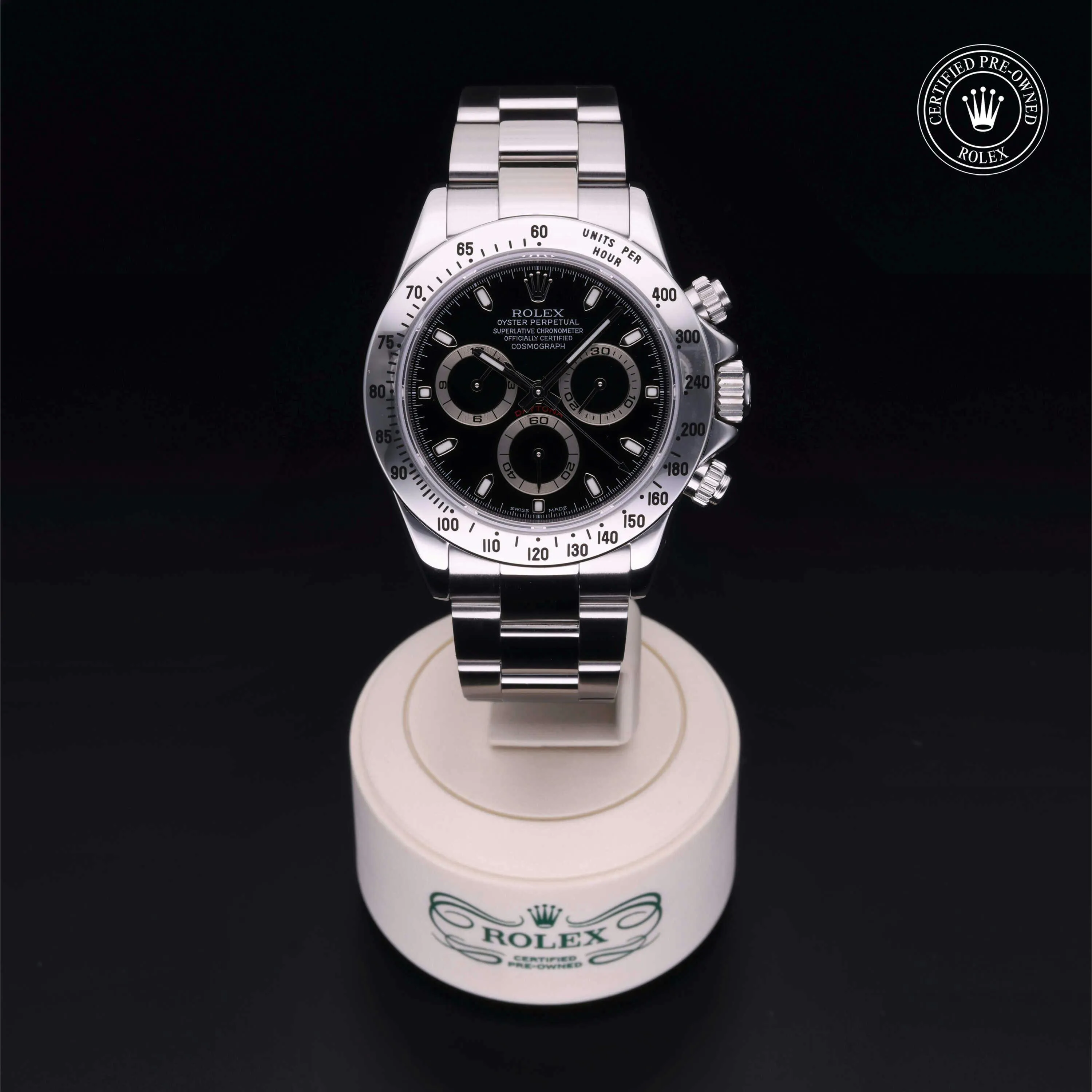 Rolex Daytona 116520-0015 40mm Stainless steel Black 3