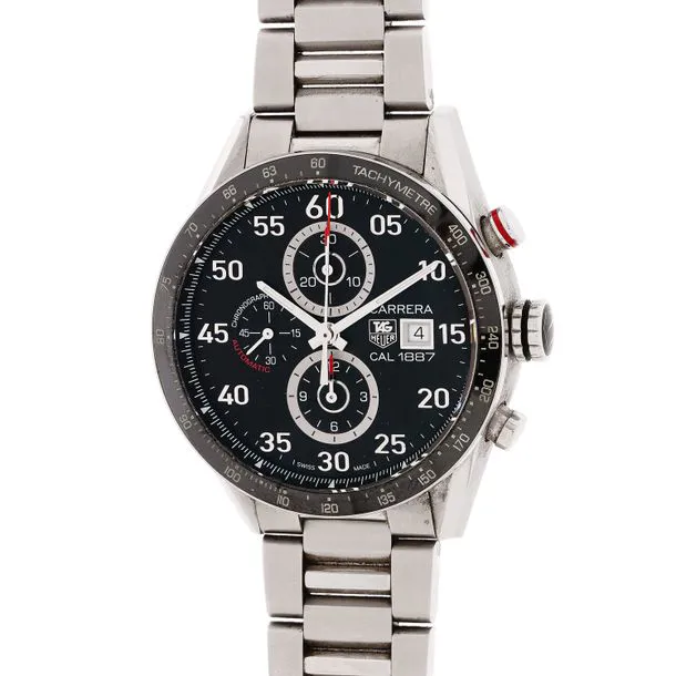 TAG Heuer Carrera CAR2A10-0 44mm Stainless steel Black