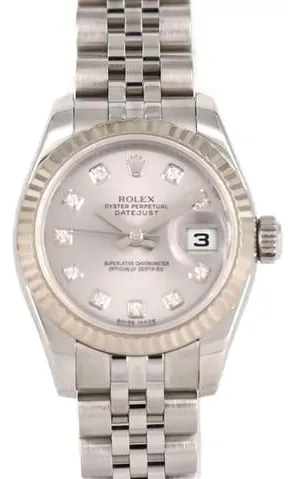 Rolex Lady-Datejust 179174G 26mm Yellow gold and Stainless steel Gray