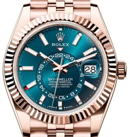 Rolex Sky-Dweller 336935 42mm Rose gold Blue