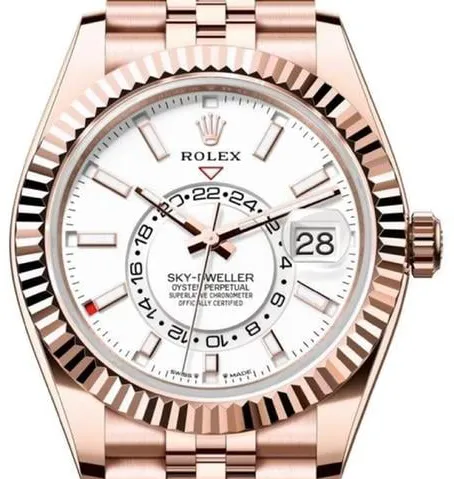 Rolex Sky-Dweller 336935 42mm Rose gold White