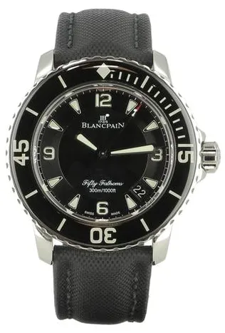 Blancpain Fifty Fathoms 5015-1130-52 45mm Stainless steel Black