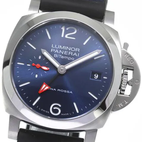 Panerai Luminor PAM01404 39mm Stainless steel Blue