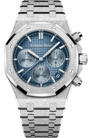 Audemars Piguet Royal Oak Chronograph 26240BC.GG.1324BC.02 41mm White gold Blue